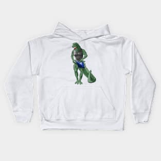 Quadzilla (Version 3) (Color 2) Kids Hoodie